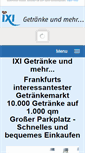 Mobile Screenshot of ixi-getraenke.de